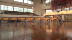 建 德第十三届全国运动会自选舞龙项目-华东交通大学花椒舞龙队（战龙）