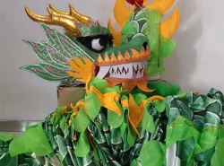 训练龙（绸缎布龙）