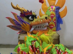 训练龙（绸缎布龙）